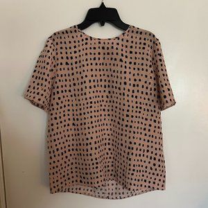 NWT Amour Vert Odilia washable silk blouse, size S